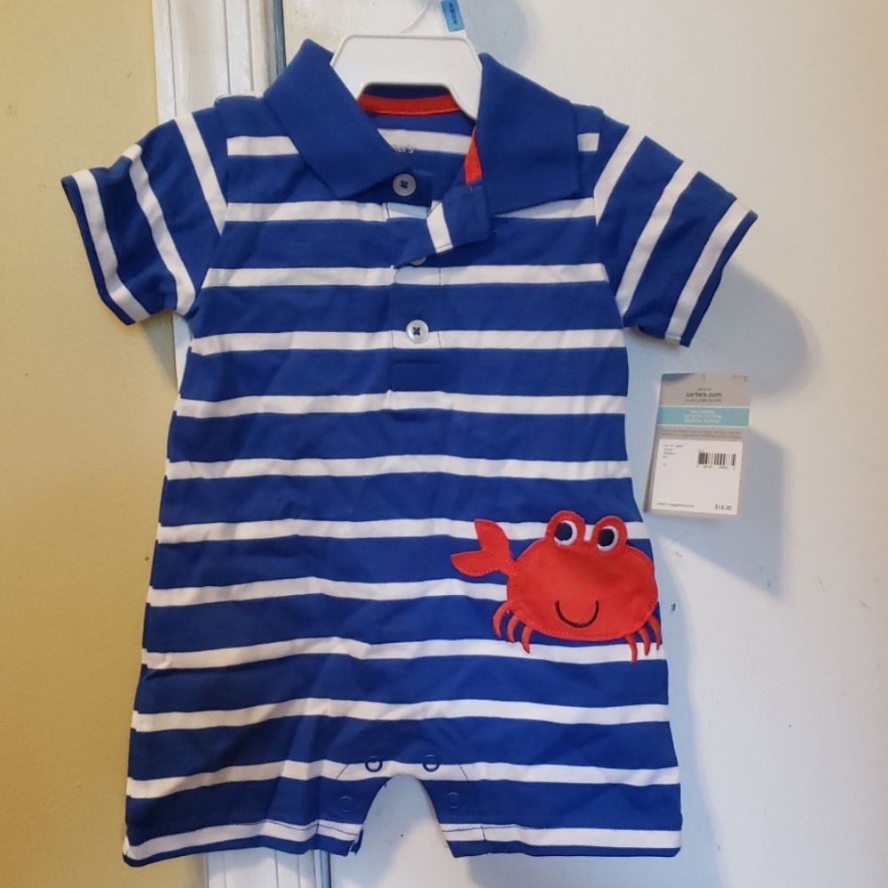 Boy's size 6 months play onesie